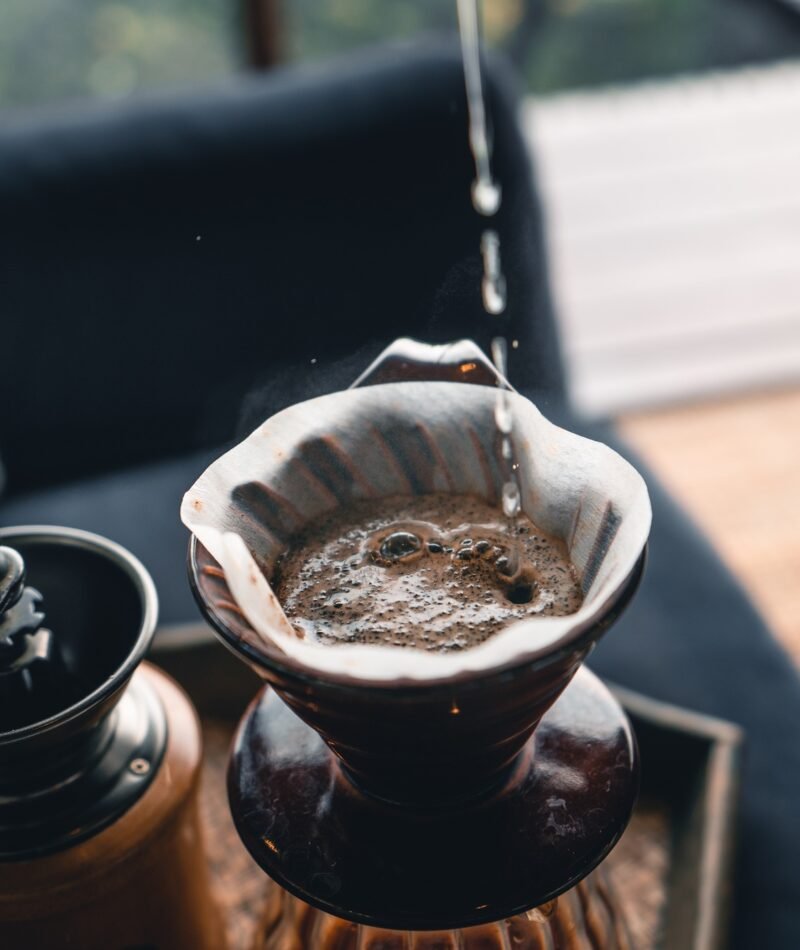 Coffee, coffee making and drip coffee in house